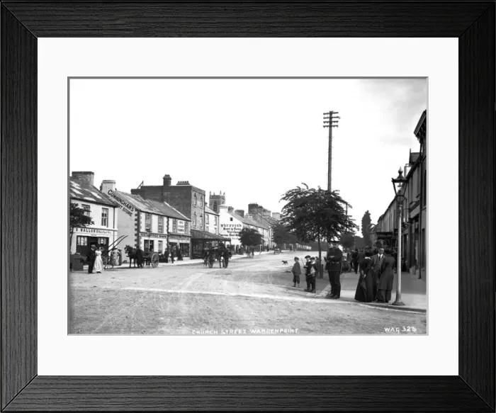 Framed Print : Church Street, Warrenpoint Framed Print : Church Street, Warrenpoint