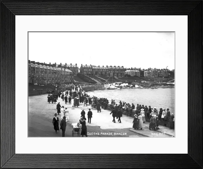 Framed Print : Queens Parade, Bangor Framed Print : Queens Parade, Bangor