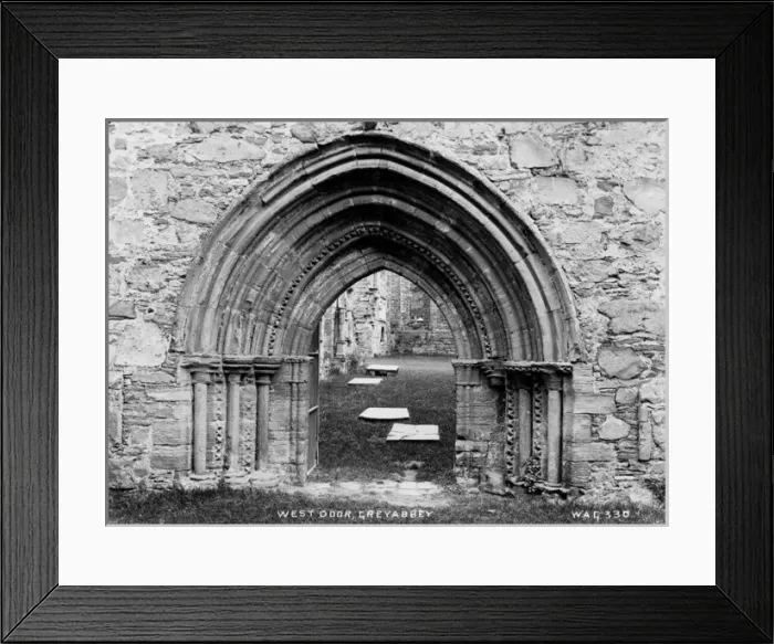 Framed Print : West Door, Greyabbey Framed Print : West Door, Greyabbey
