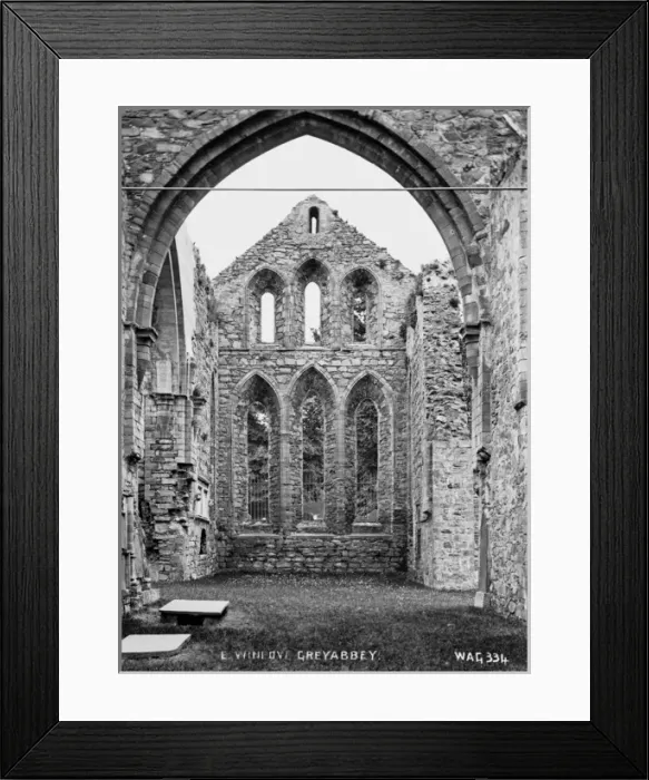 Framed Print : E Window, Greyabbey Framed Print : E Window, Greyabbey