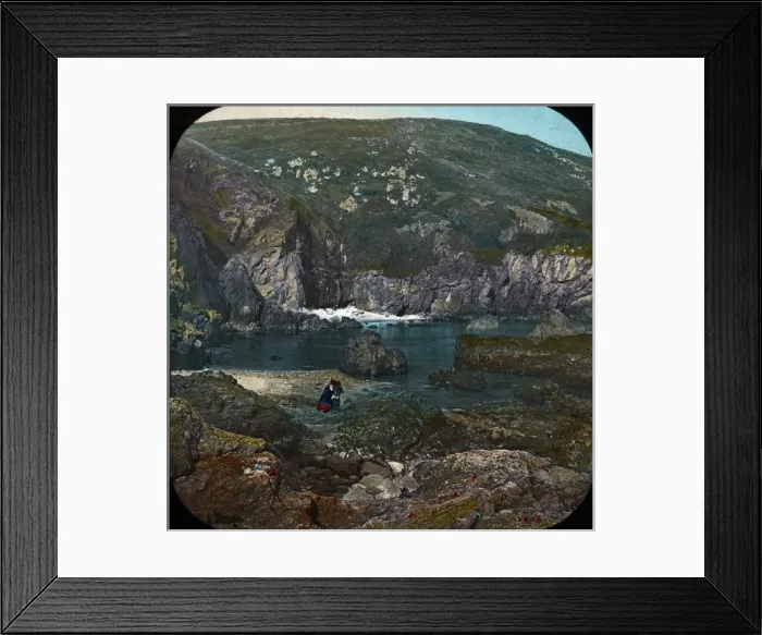 Framed Print : The Channel Islands - Bay and Rocks Framed Print : The Channel Islands - Bay and Rocks