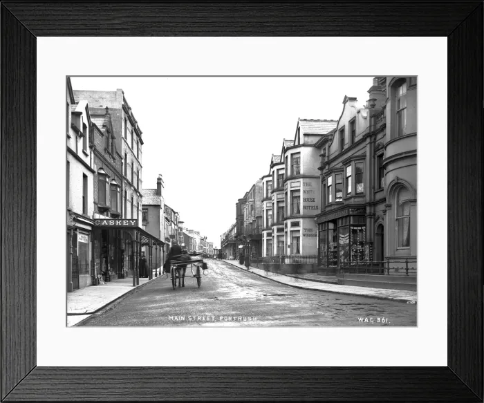 Framed Print : Main Street, Portrush Framed Print : Main Street, Portrush