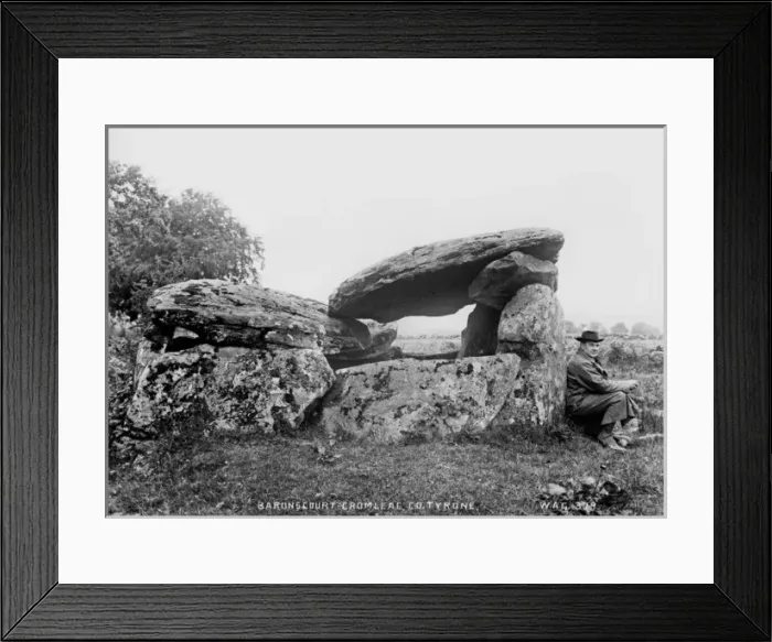 Framed Print : Baronscourt Cromlech, Co Tyrone Framed Print : Baronscourt Cromlech, Co Tyrone
