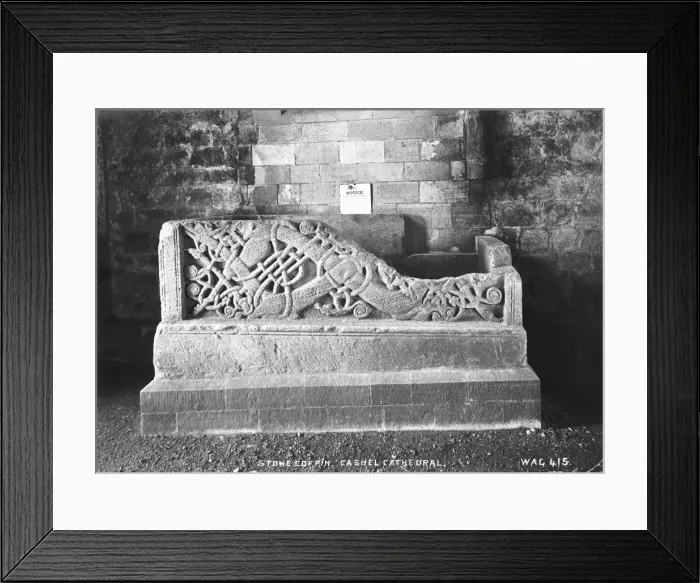 Framed Print : Stone Coffin Cashel Cathedral Framed Print : Stone Coffin Cashel Cathedral