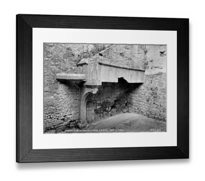 Framed Print : Fireplace in the Kitchen, Cashel Cathedral Framed Print : Fireplace in the Kitchen, Cashel Cathedral