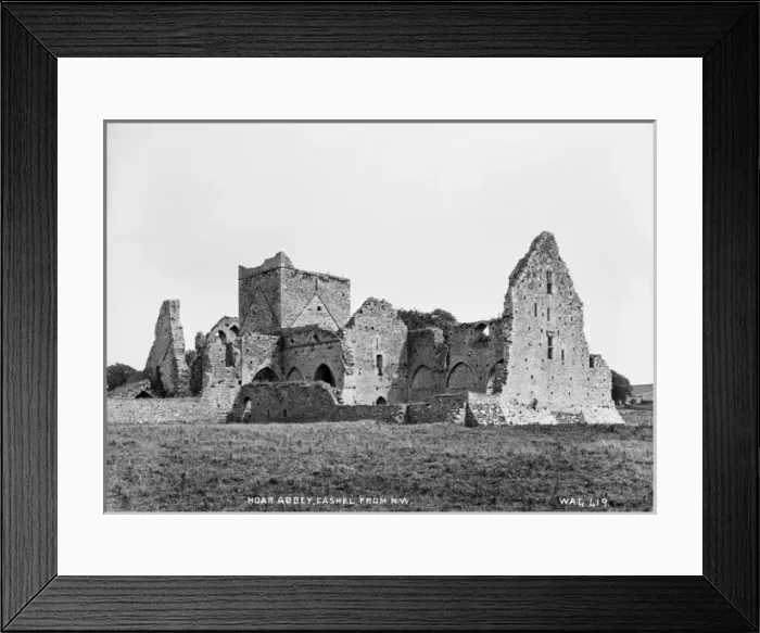 Framed Print : Hoar Abbey, Cashel, from NW Framed Print : Hoar Abbey, Cashel, from NW