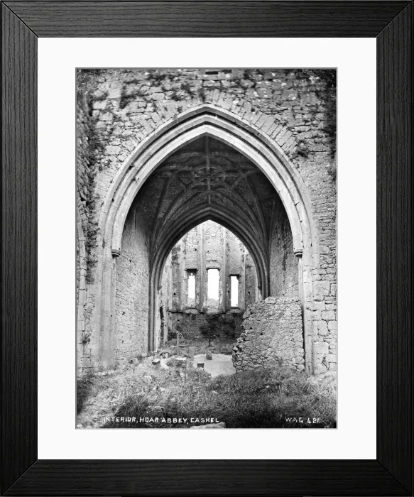 Framed Print : Interior, Hoar Abbey, Cashel Framed Print : Interior, Hoar Abbey, Cashel