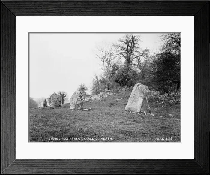 Framed Print : Stone Circle at New Grange, Co Meath Framed Print : Stone Circle at New Grange, Co Meath