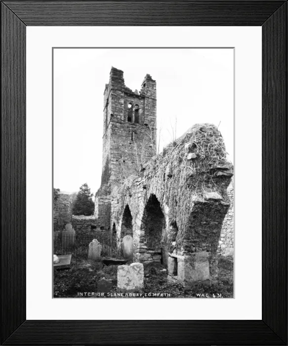 Framed Print : Interior, Slane Abbey, Co Meath Framed Print : Interior, Slane Abbey, Co Meath