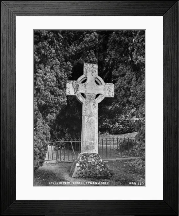 Framed Print : Cross in Yew Terrace, Tynan Abbey Framed Print : Cross in Yew Terrace, Tynan Abbey