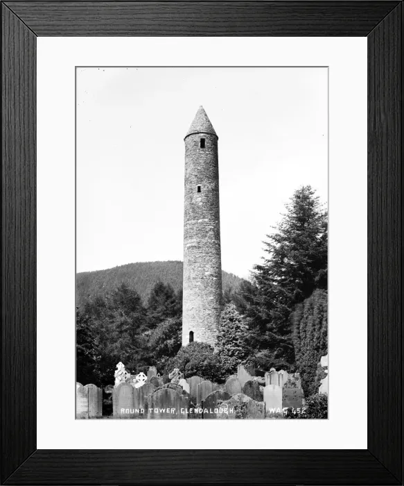 Framed Print : Round Tower, Glendalough Framed Print : Round Tower, Glendalough