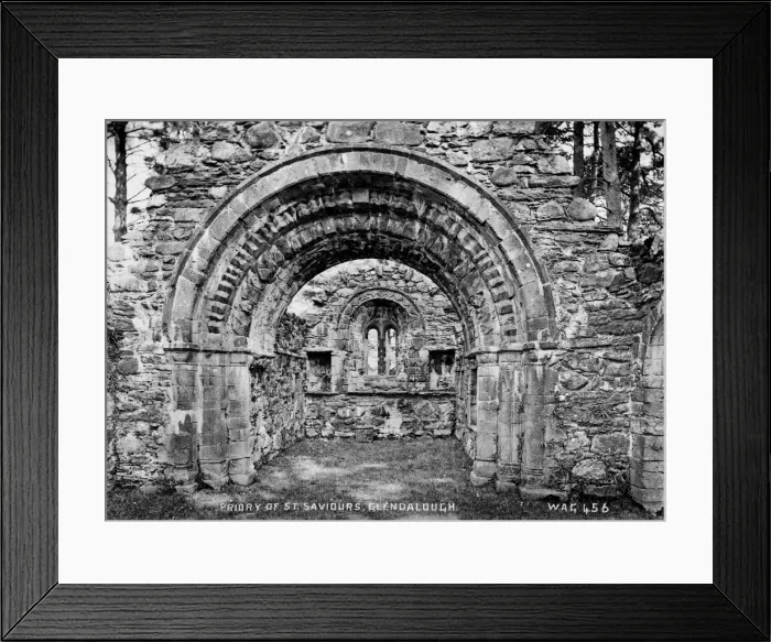 Framed Print : Priory of St Saviours, Glendalough Framed Print : Priory of St Saviours, Glendalough