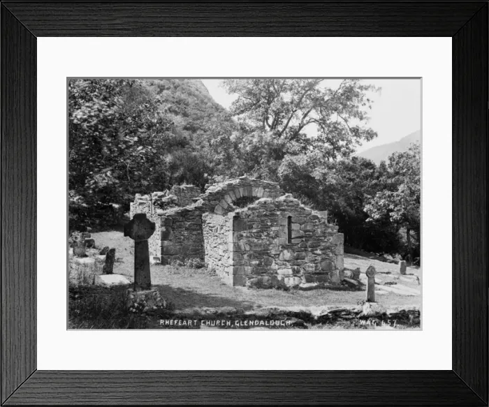 Framed Print : Rhefeart Church, Glendalough Framed Print : Rhefeart Church, Glendalough