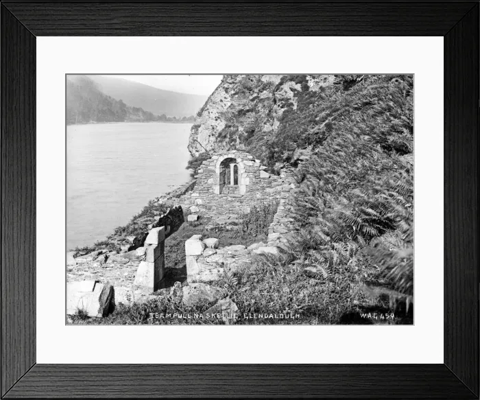 Framed Print : Teampull Na Skellig, Glendalough Framed Print : Teampull Na Skellig, Glendalough