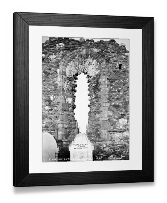 Framed Print : E Window, Cathedral, Glendalough Framed Print : E Window, Cathedral, Glendalough