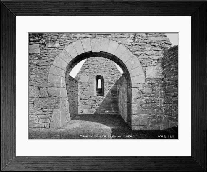 Framed Print : Trinity Church, Glendalough Framed Print : Trinity Church, Glendalough