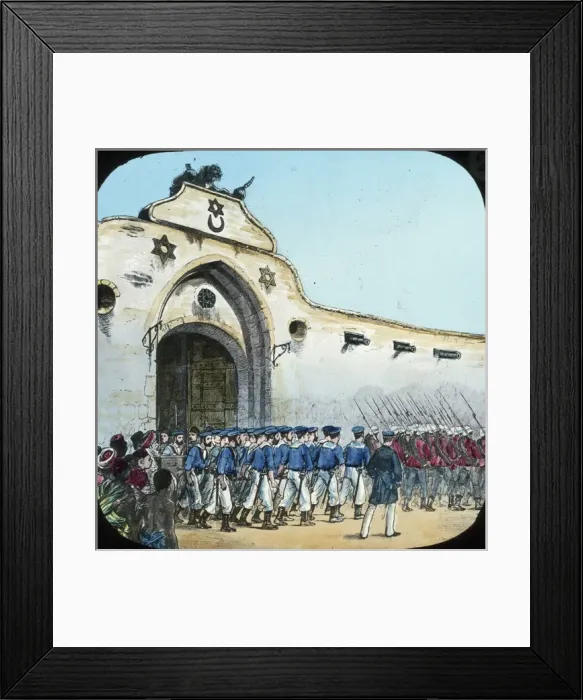 Framed Print : Mahdist War - Sudan Campaign - Blue Jackets at Suakim Framed Print : Mahdist War - Sudan Campaign - Blue Jackets at Suakim