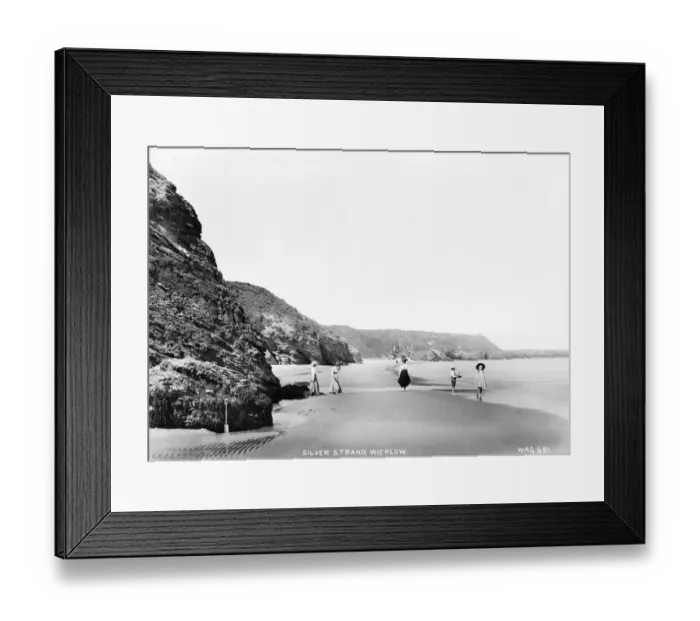Framed Print : Silver Strand Wicklow Framed Print : Silver Strand Wicklow