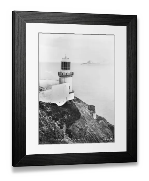Framed Print : Wicklow Head Lighthouse Framed Print : Wicklow Head Lighthouse