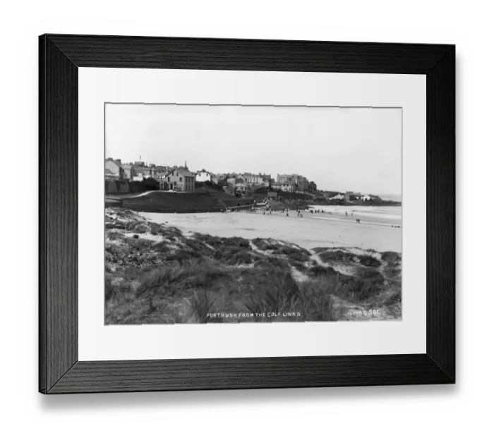 Framed Print : Portrush from the Golf Links Framed Print : Portrush from the Golf Links