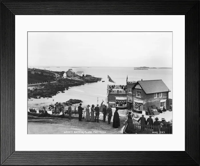 Framed Print : Ladies Bathing Place, Portrush Framed Print : Ladies Bathing Place, Portrush