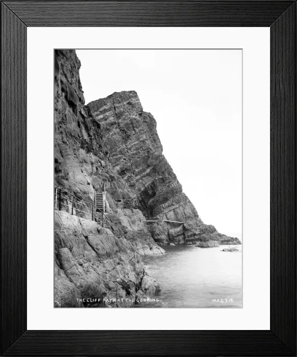 Framed Print : Cliff Path at the Gobbins Framed Print : Cliff Path at the Gobbins