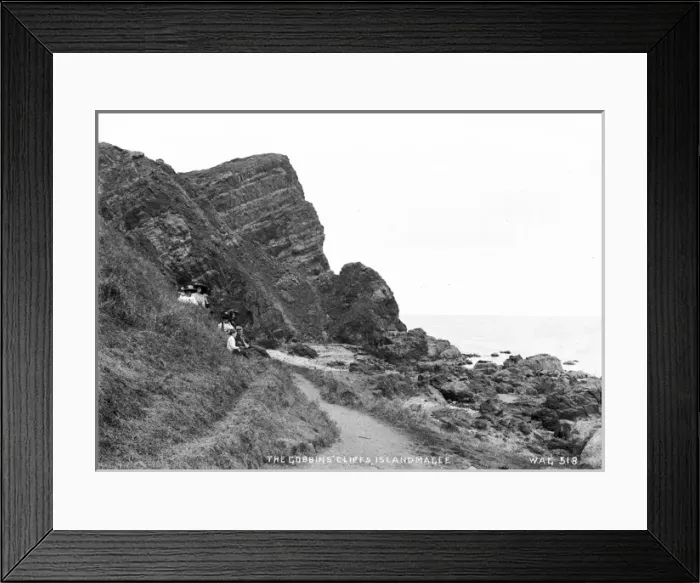 Framed Print : The Gobbins Cliffs, Islandmagee Framed Print : The Gobbins Cliffs, Islandmagee