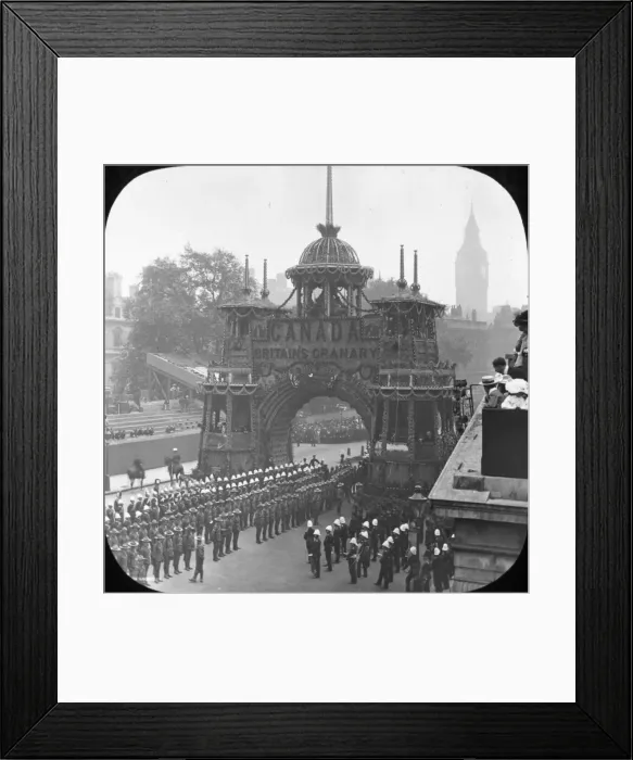 Framed Print : Tour of the Colonies - Canadian Troops Framed Print : Tour of the Colonies - Canadian Troops