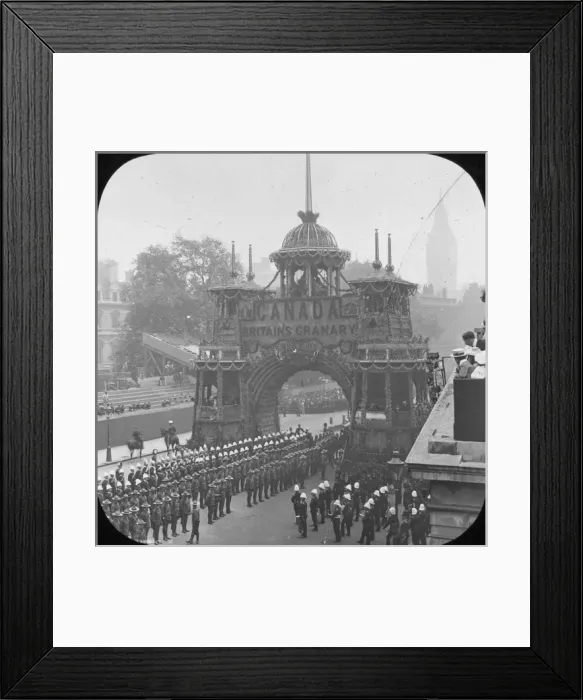 Framed Print : Tour of the Colonies - Canadian Troops Framed Print : Tour of the Colonies - Canadian Troops