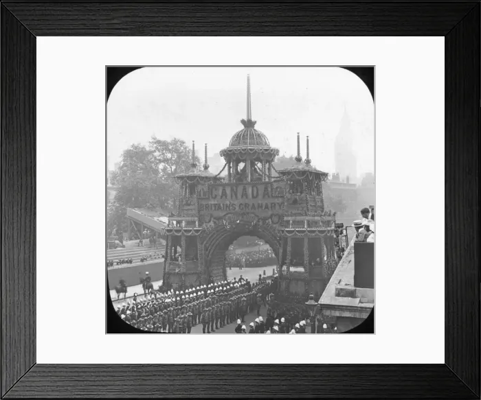 Framed Print : Tour of the Colonies - Candian Troops Framed Print : Tour of the Colonies - Candian Troops