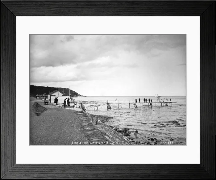 Framed Print : Gentlemens Bathing Place, Larne Framed Print : Gentlemens Bathing Place, Larne