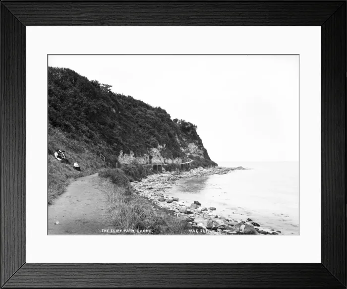 Framed Print : The Cliff Path, Larne