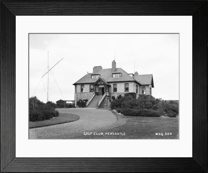 Framed Print : Golf Club, Newcastle Framed Print : Golf Club, Newcastle