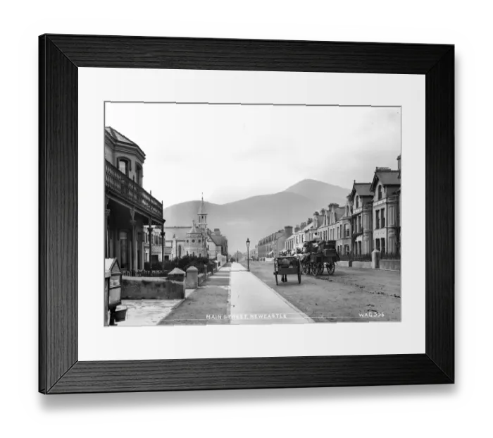 Framed Print : Main Street, Newcastle