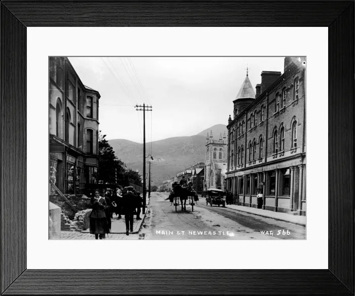 Framed Print : Main Street, Newcastle Framed Print : Main Street, Newcastle
