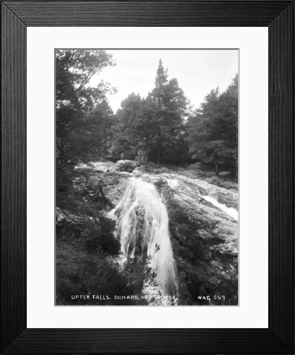 Framed Print : Upper Falls, Donard, Newcastle Framed Print : Upper Falls, Donard, Newcastle