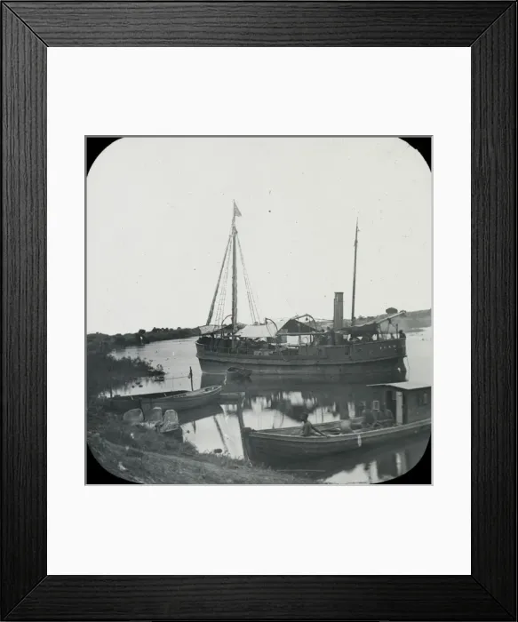 Framed Print : East Africa - Steamship Zulu Framed Print : East Africa - Steamship Zulu