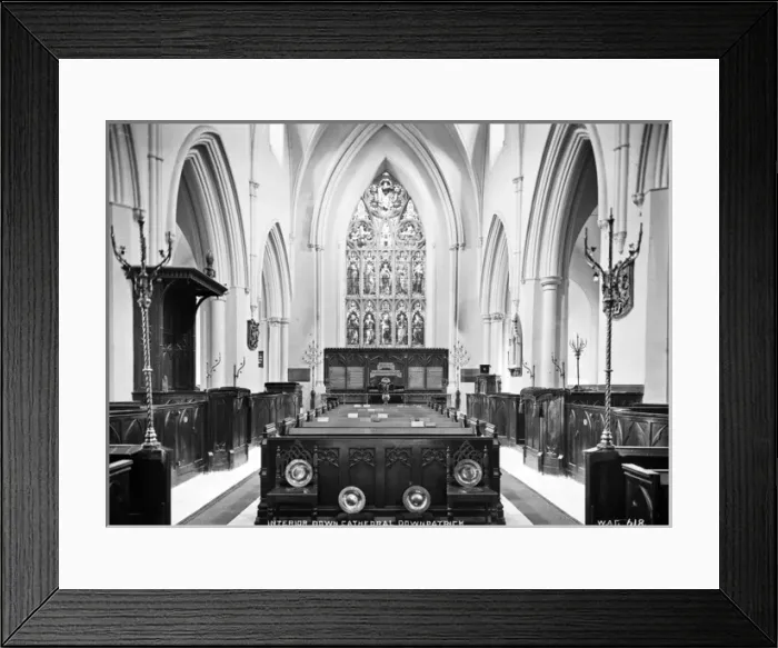 Framed Print : Interior, Down Cathedral, Downpatrick Framed Print : Interior, Down Cathedral, Downpatrick