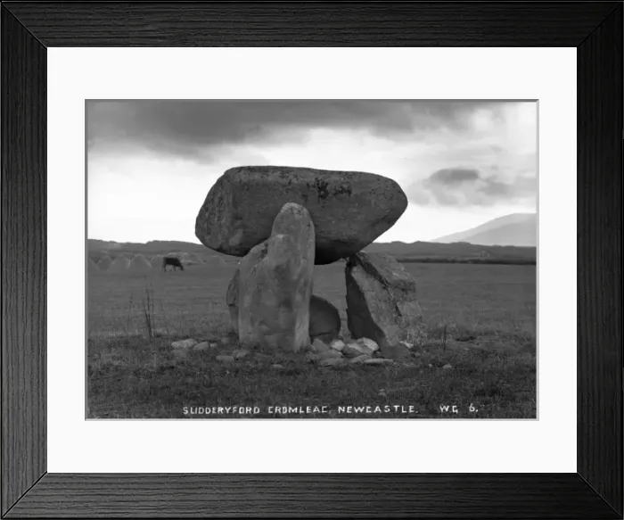 Framed Print : Slidderyford Cromlech, Newcastle Framed Print : Slidderyford Cromlech, Newcastle