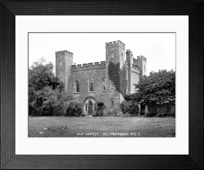 Framed Print : Old Castle, Hillsborough Framed Print : Old Castle, Hillsborough