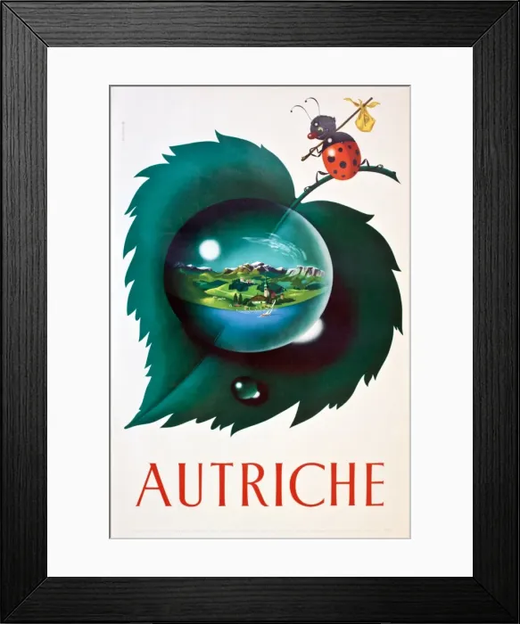 Framed Print : Poster, Austria Framed Print : Poster, Austria