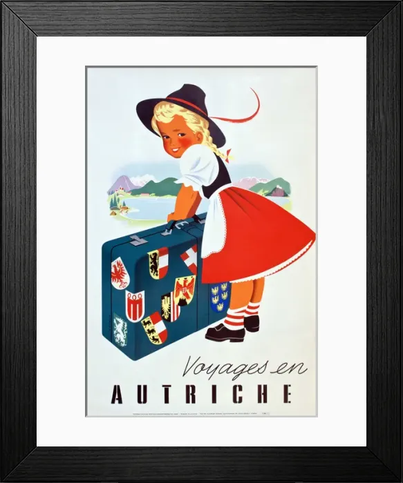 Framed Print : Poster, Travels in Austria