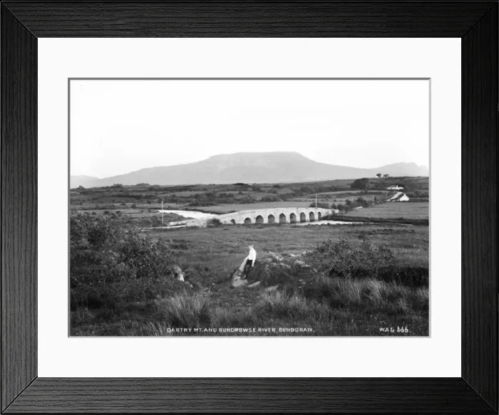 Framed Print : Dartry Mt. and Bundrowse River, Bundoran Framed Print : Dartry Mt. and Bundrowse River, Bundoran