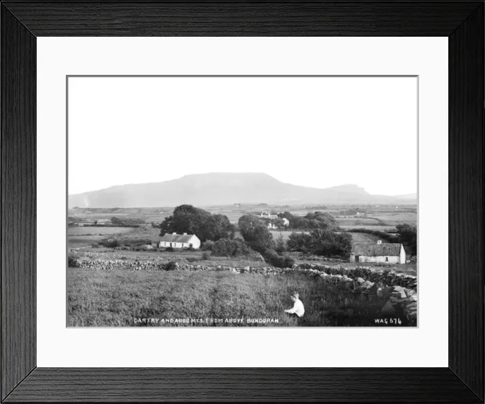 Framed Print : Dartry and Aroo Mountains from Above Bundoran Framed Print : Dartry and Aroo Mountains from Above Bundoran