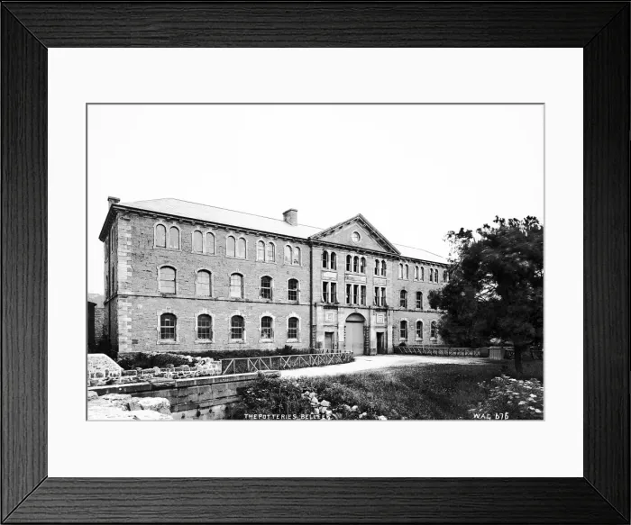Framed Print : The Potteries, Belleek Framed Print : The Potteries, Belleek