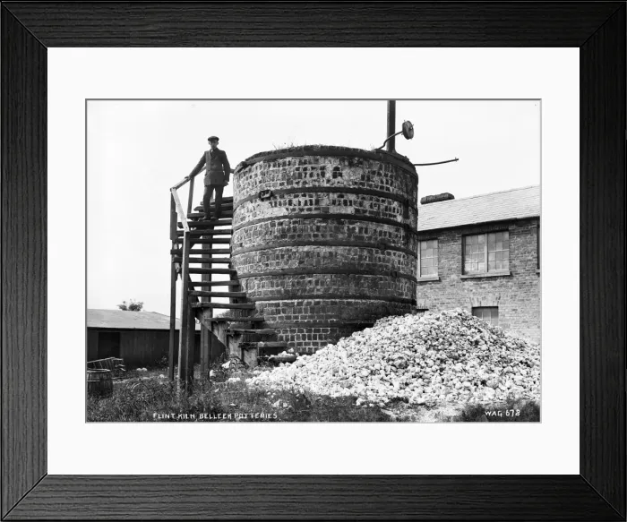 Framed Print : Flint Kiln, Belleek Potteries Framed Print : Flint Kiln, Belleek Potteries