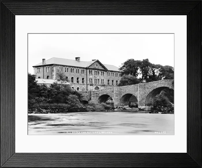 Framed Print : Old Bridge and Potteries, Belleek Framed Print : Old Bridge and Potteries, Belleek