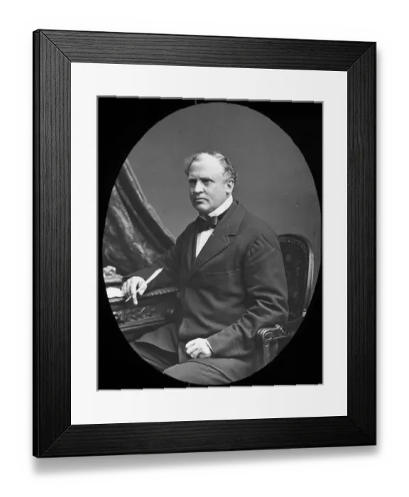 Framed Print : Edward Stanley, 15th Earl of Derby Framed Print : Edward Stanley, 15th Earl of Derby