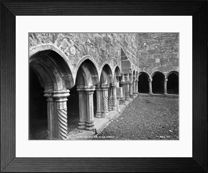Framed Print : Cloister Arches, Sligo Abbey Framed Print : Cloister Arches, Sligo Abbey