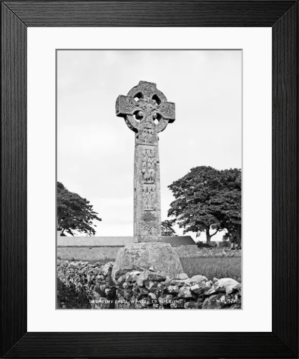 Framed Print : Drumcliff Cross, W Face, Co Sligo Framed Print : Drumcliff Cross, W Face, Co Sligo